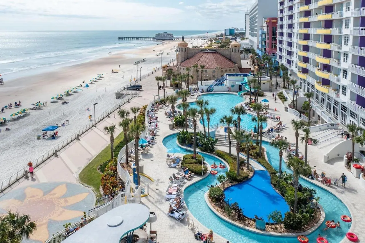 Seaside Splendor! 1Br Oasis With Private Oceanfront Balcony At Wyndham Oceanwalk Villa Daytona Beach