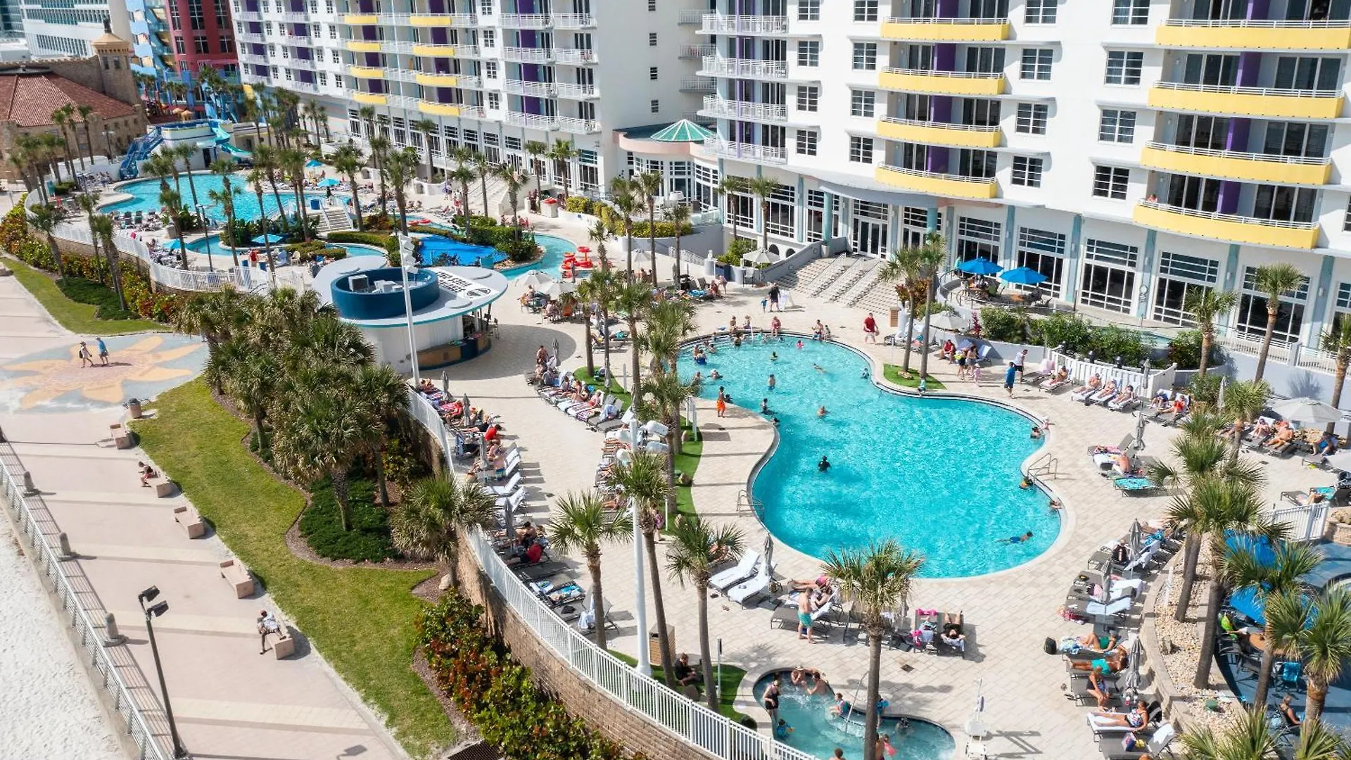 Seaside Splendor! 1Br Oasis With Private Oceanfront Balcony At Wyndham Oceanwalk Villa Daytona Beach