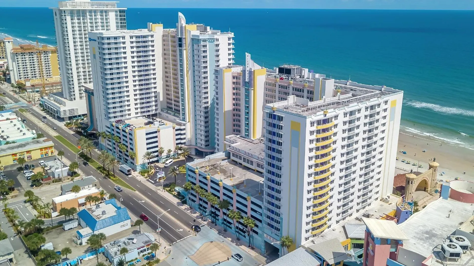 Seaside Splendor! 1Br Oasis With Private Oceanfront Balcony At Wyndham Oceanwalk Villa Daytona Beach Holiday home